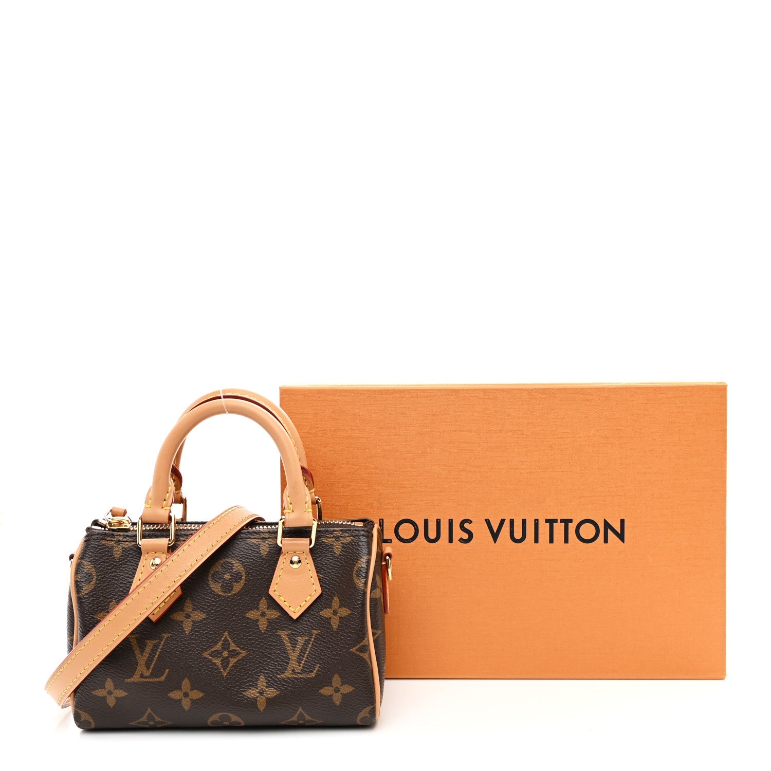 Louis Vuitton Monogram Nano Speedy Bandouliere