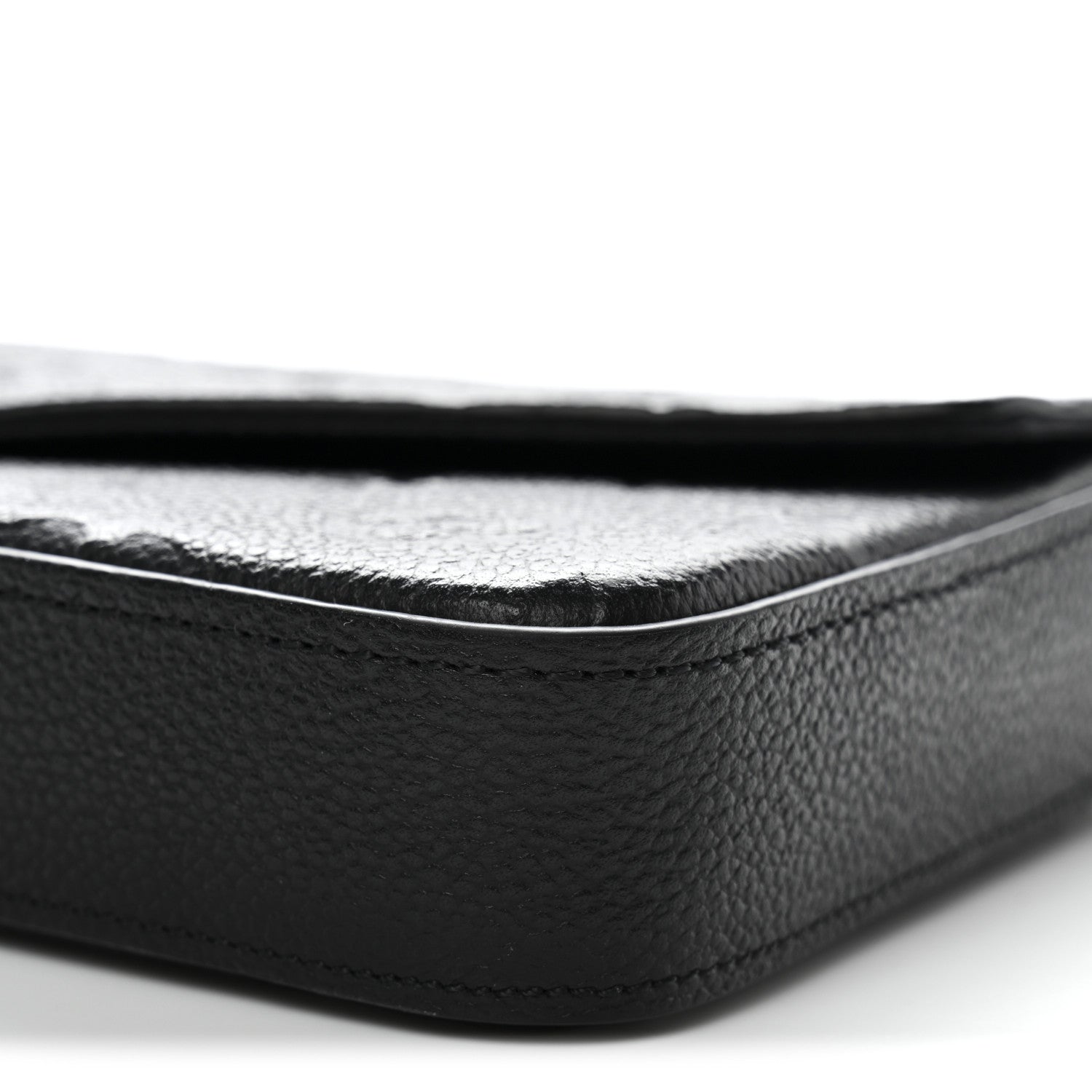 Louis Vuitton Empreinte Pochette Felicie Chain Wallet Black