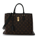 Louis Vuitton Monogram Flower Tote Black