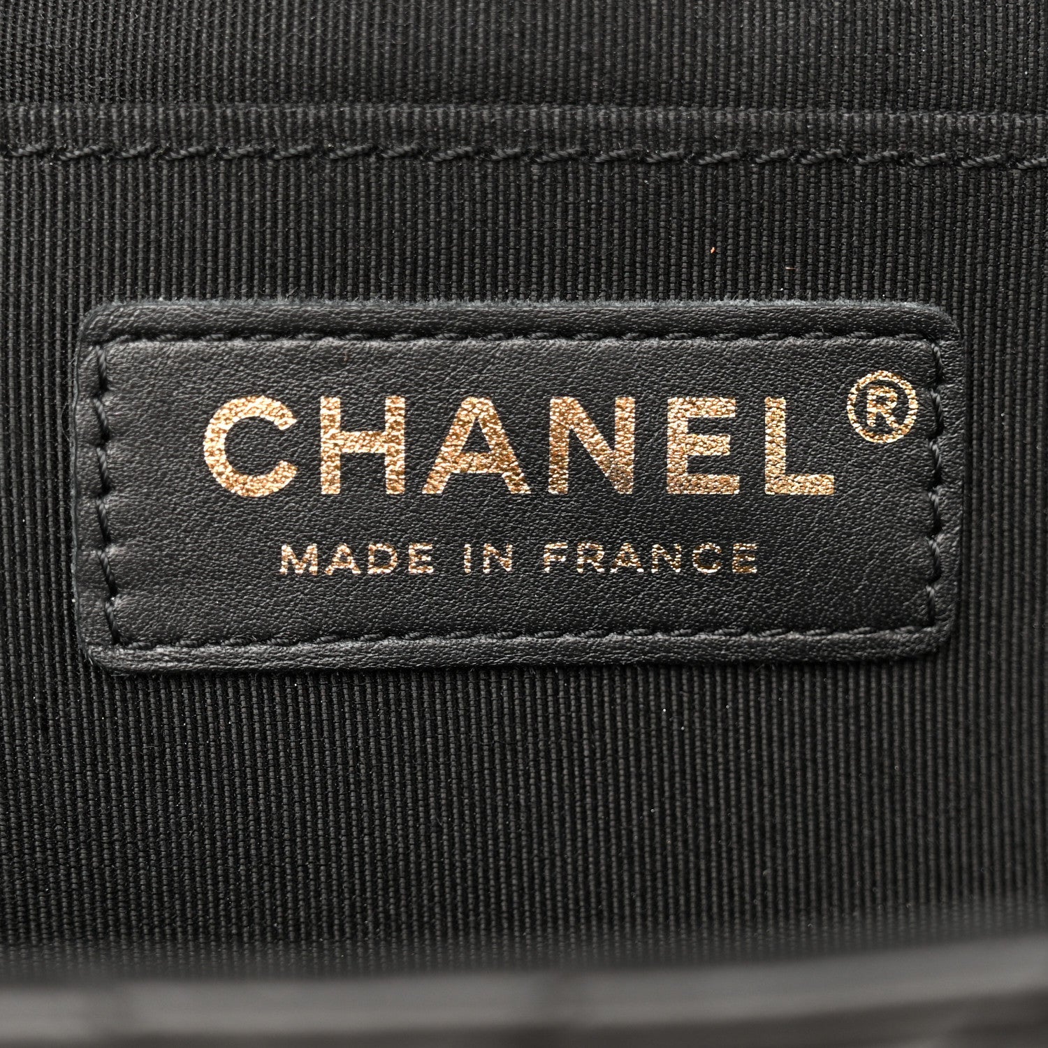 Chanel Calfskin Chevron Quilted Small Statement Flap Black