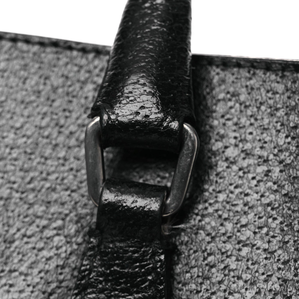 Prada Cinghiale Triangle Tote Black