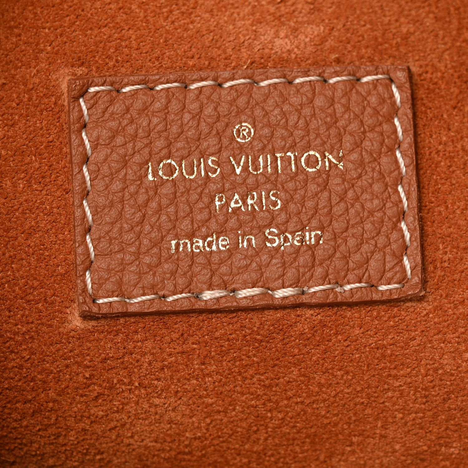 Louis Vuitton Grained Calfskin Low Key Hobo MM Cognac