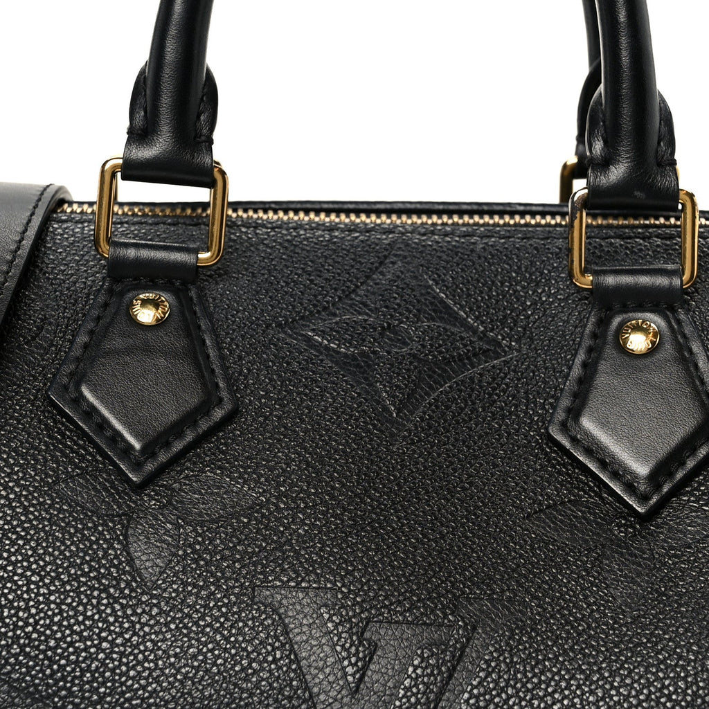 Louis Vuitton Empreinte Monogram Giant Speedy Bandouliere 25 Black