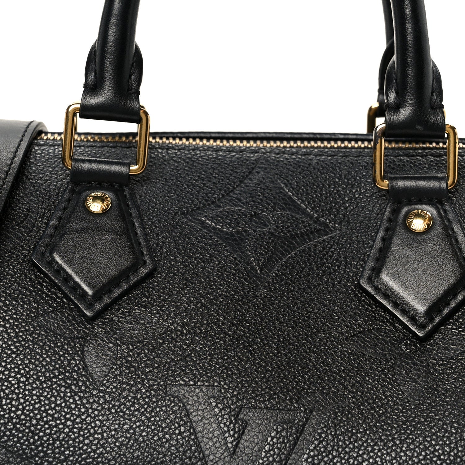 Louis Vuitton Empreinte Monogram Giant Speedy Bandouliere 25 Black