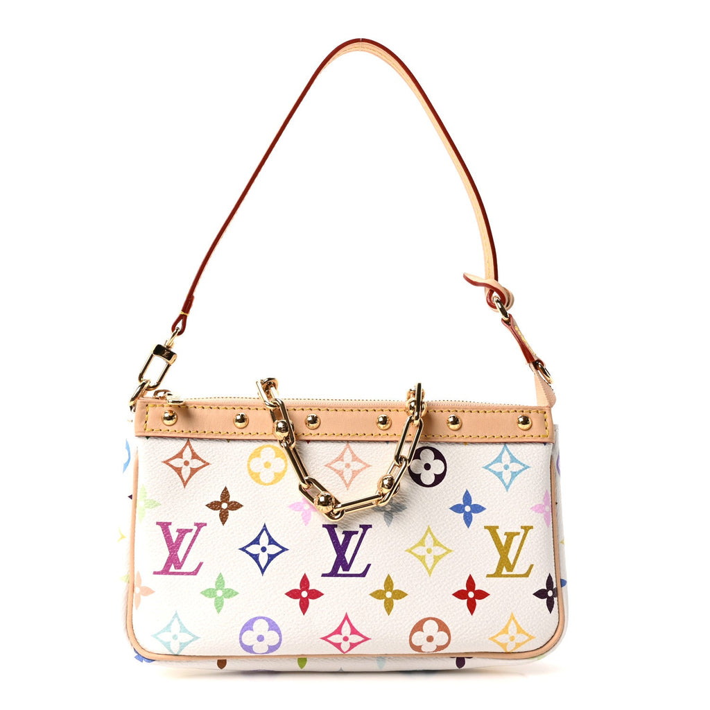 Louis Vuitton LV X TM Monogram Multicolor Pochette Accessories White