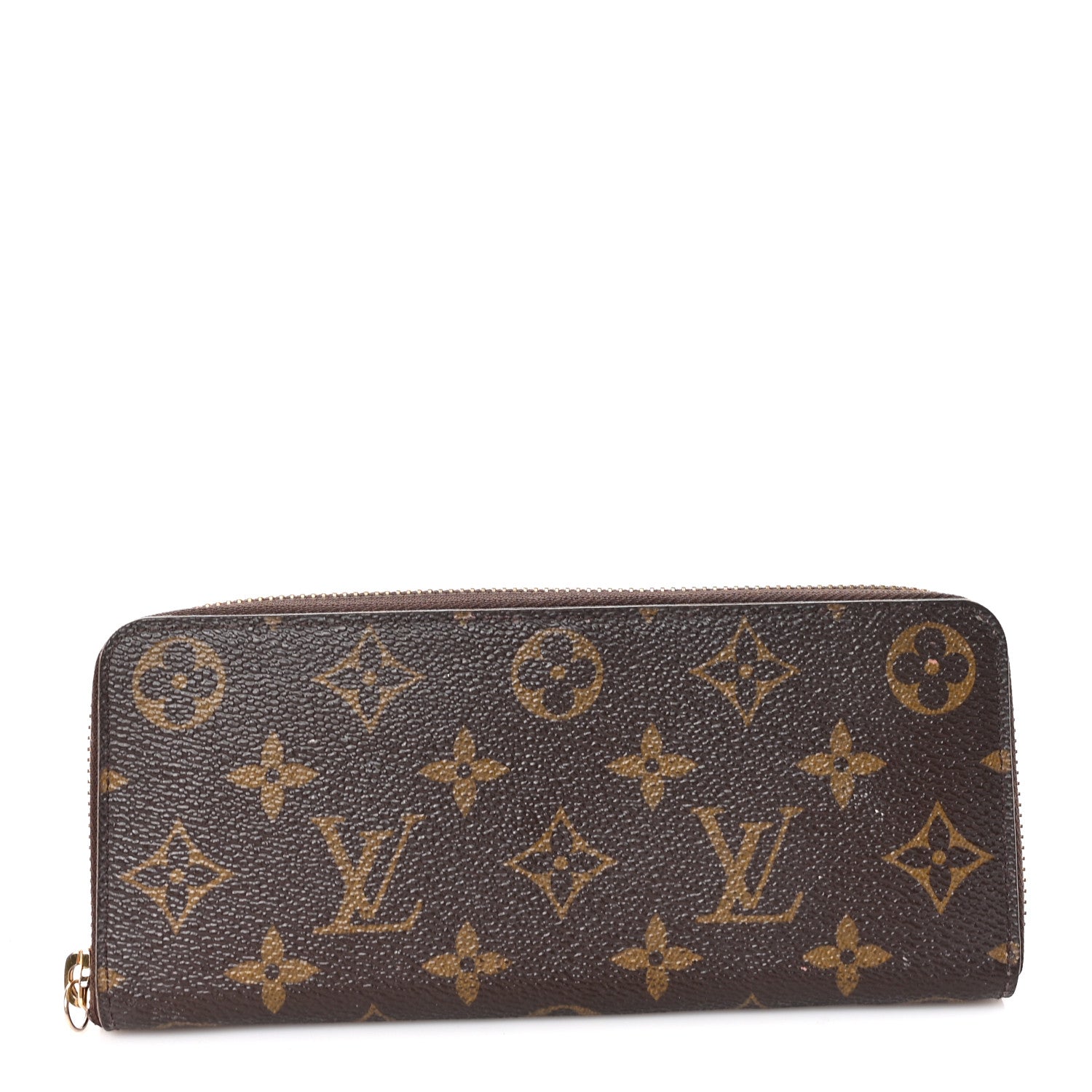 Louis Vuitton Monogram Clemence Wallet Rose Ballerine