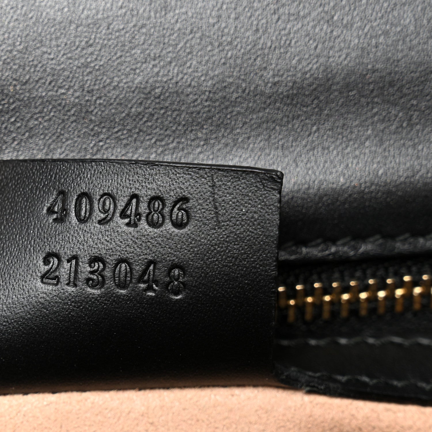 Gucci Guccissima Medium Padlock Shoulder Bag Black