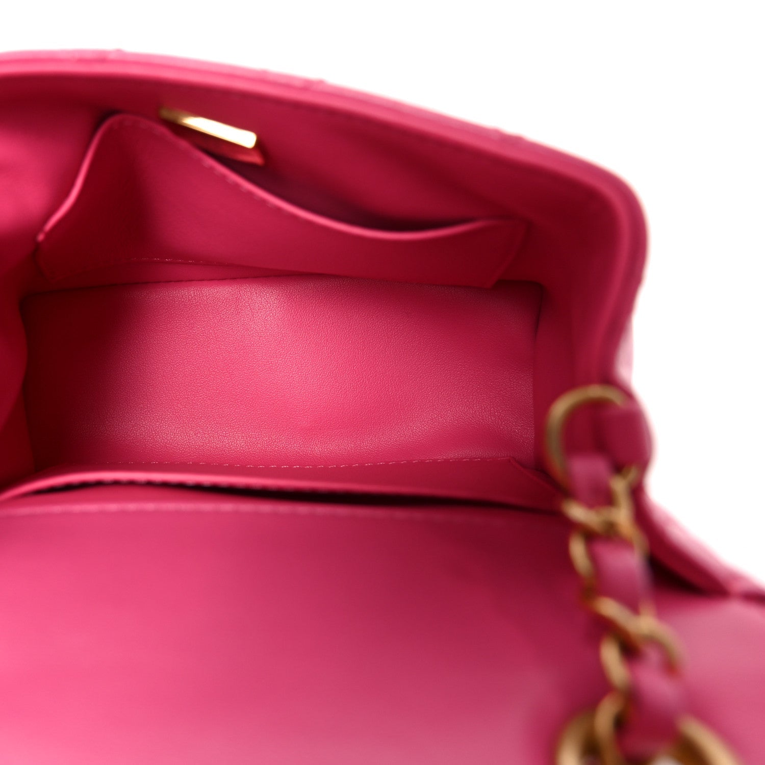 Chanel Goatskin Quilted Mini Square Flap Pink