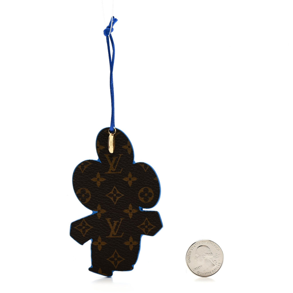 Louis Vuitton Monogram Vivienne Xmas Ornament Charm Blue