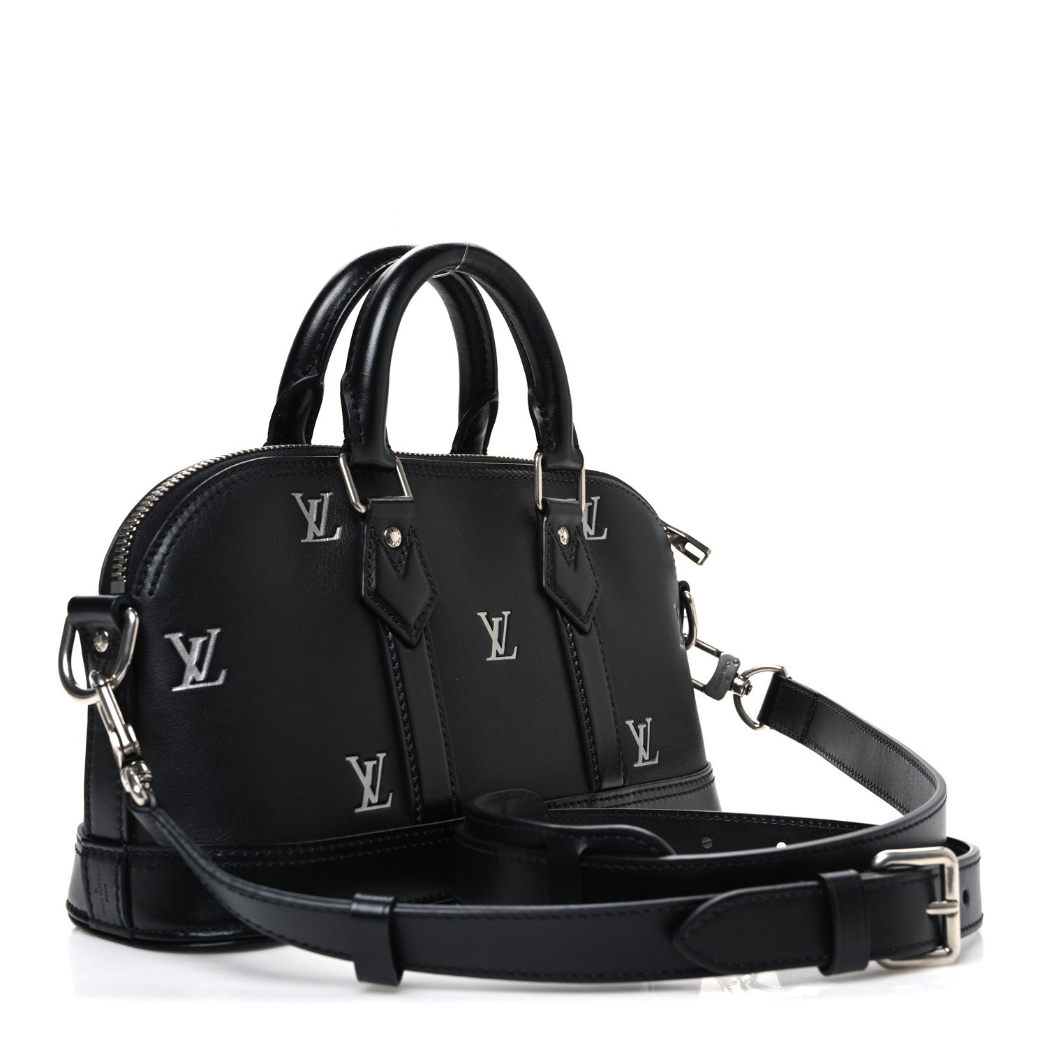Louis Vuitton Blason Calfskin Monogram East West Alma Black