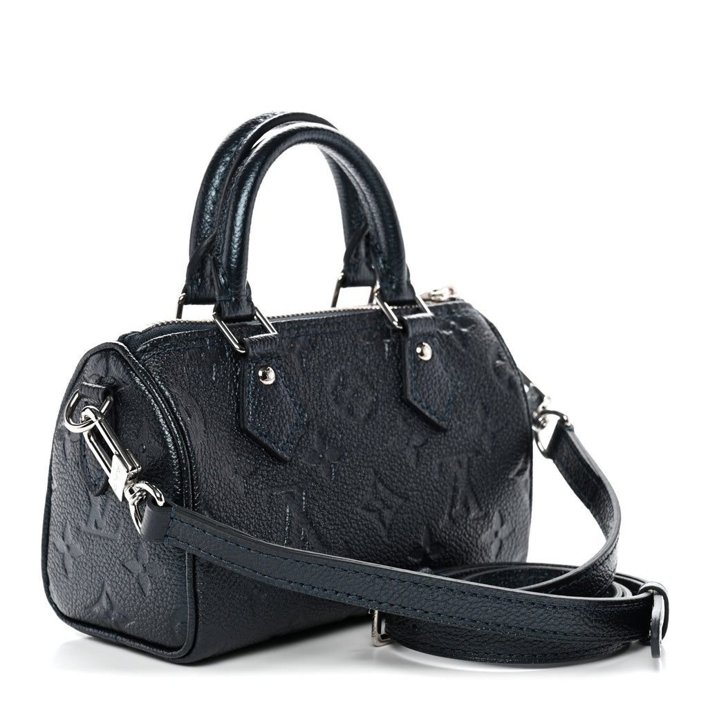 Louis Vuitton Empreinte Monogram Nano Speedy Shimmery Ink