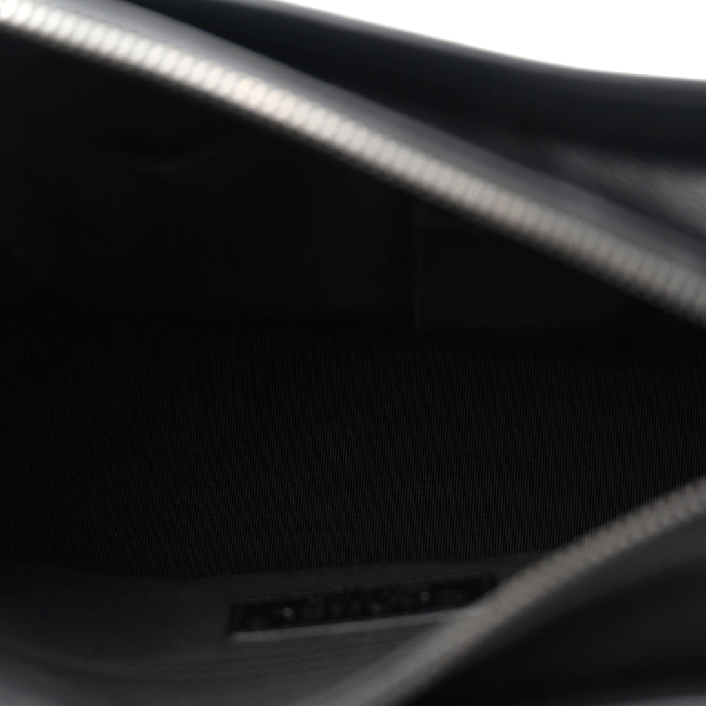 Chanel Aged Calfskin Quilted Small Gabrielle Hobo So Black