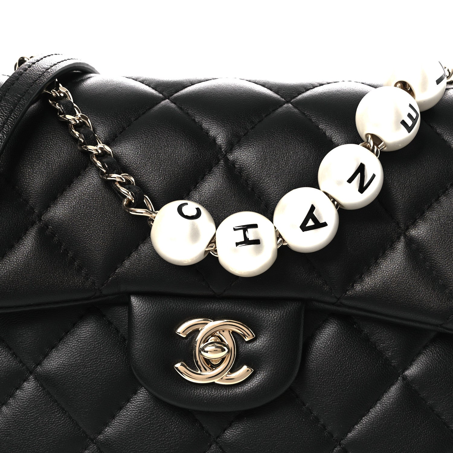Chanel Lambskin Quilted Small My Precious Flap Black