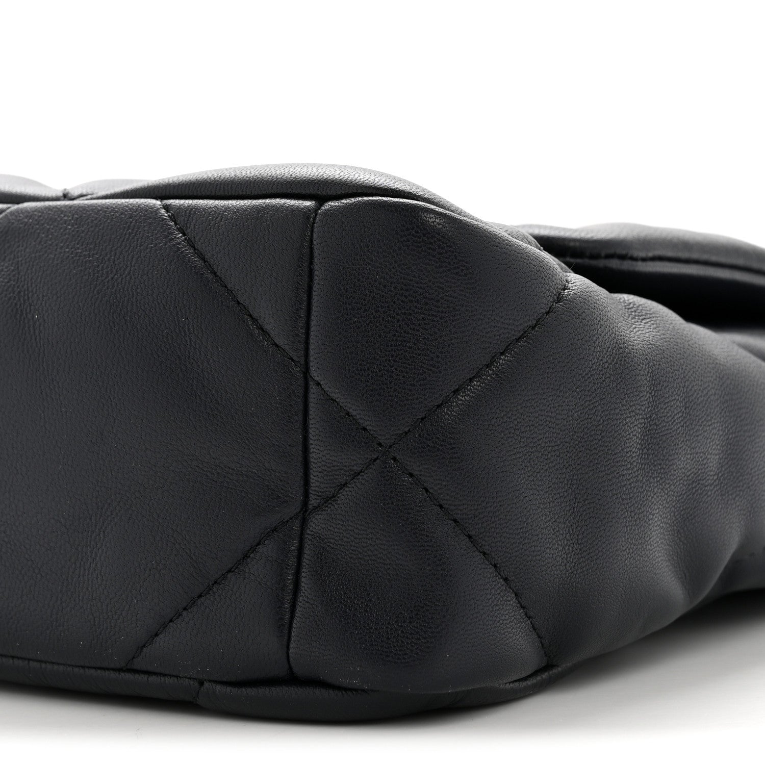 Chanel Goatskin Quilted Medium Chanel 19 Flap Navy Blue