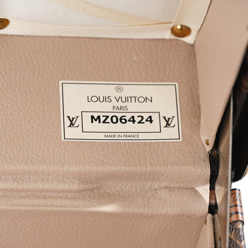 Louis Vuitton Monogram Malle Courrier Lozine Trunk 110