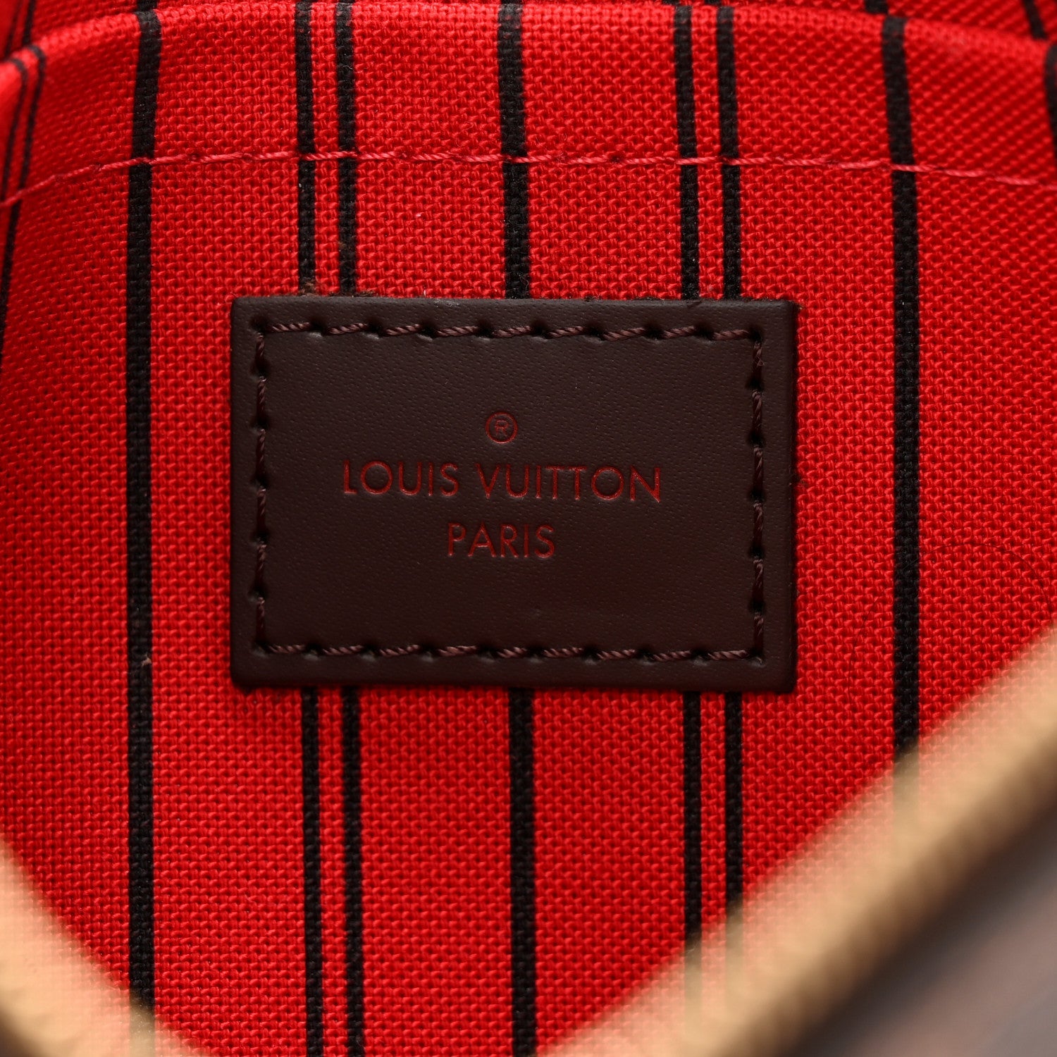 Louis Vuitton Damier Ebene Neverfull MM GM Pochette