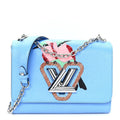 Louis Vuitton Epi Tropical Birds Twist Shoulder Bag MM Bleuet