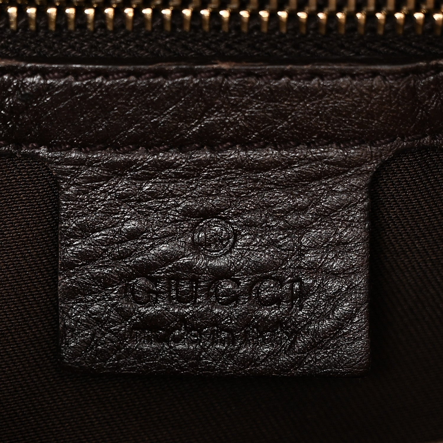 Gucci Monogram Medium Charlotte Hobo Brown