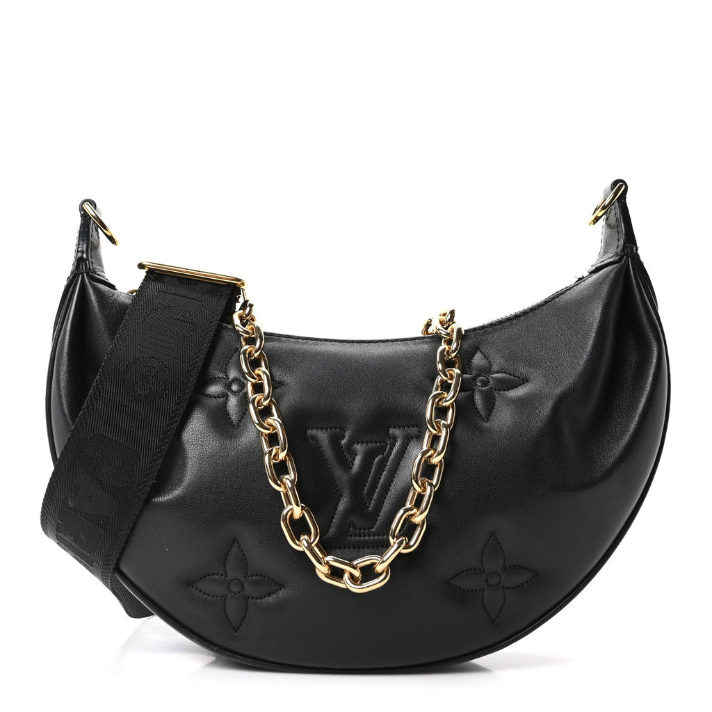 Louis Vuitton Calfskin Bubblegram Over The Moon Black