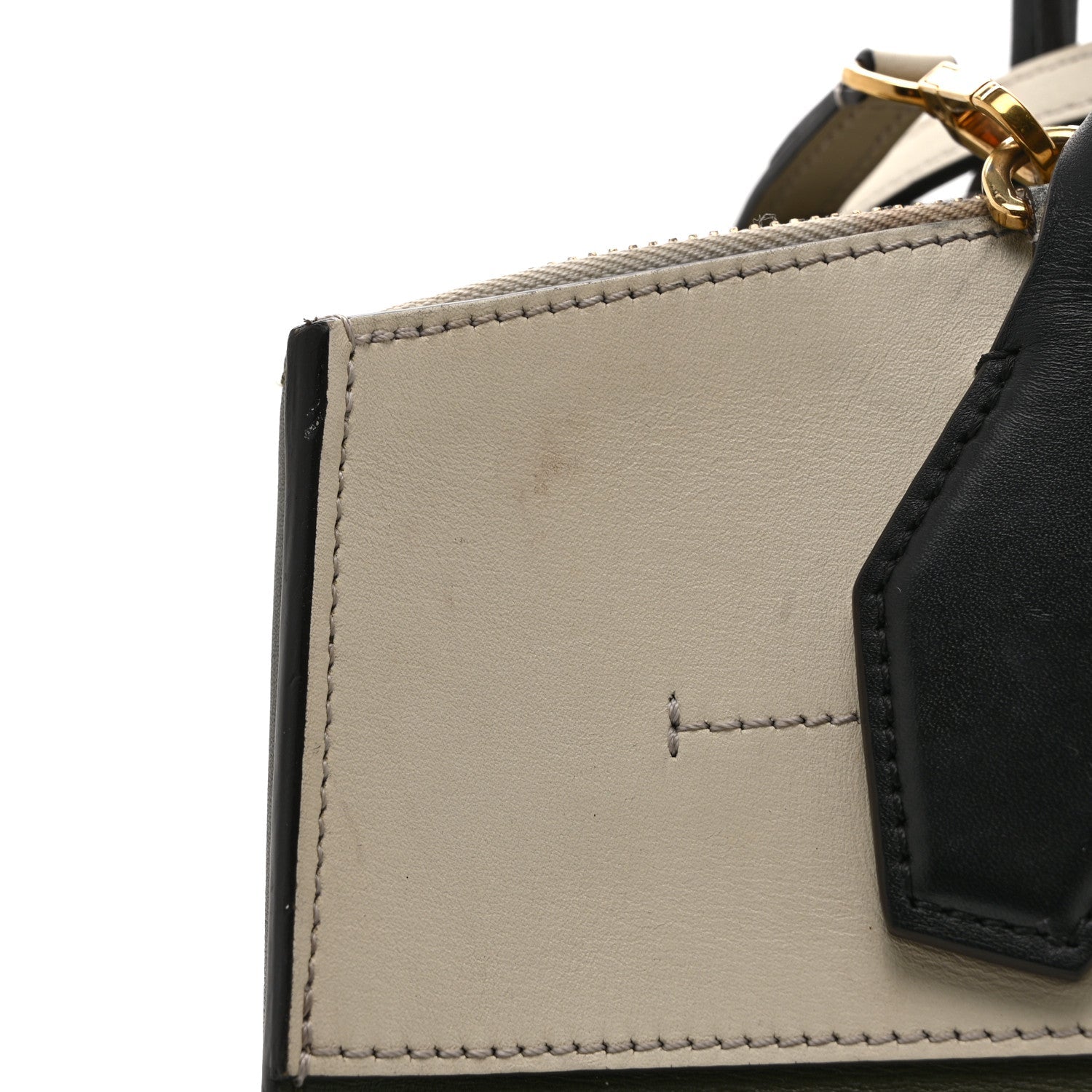 Louis Vuitton Taurillon City Steamer MM Kaki Creme Black