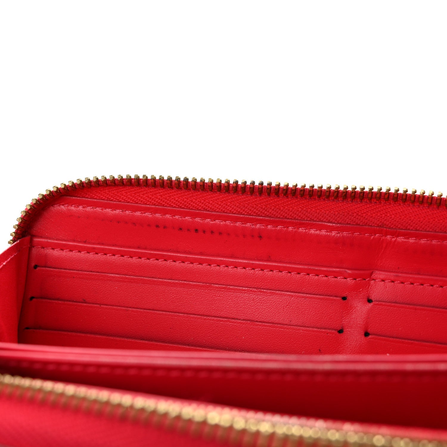 Louis Vuitton Vernis Zippy Wallet Rose Litchi