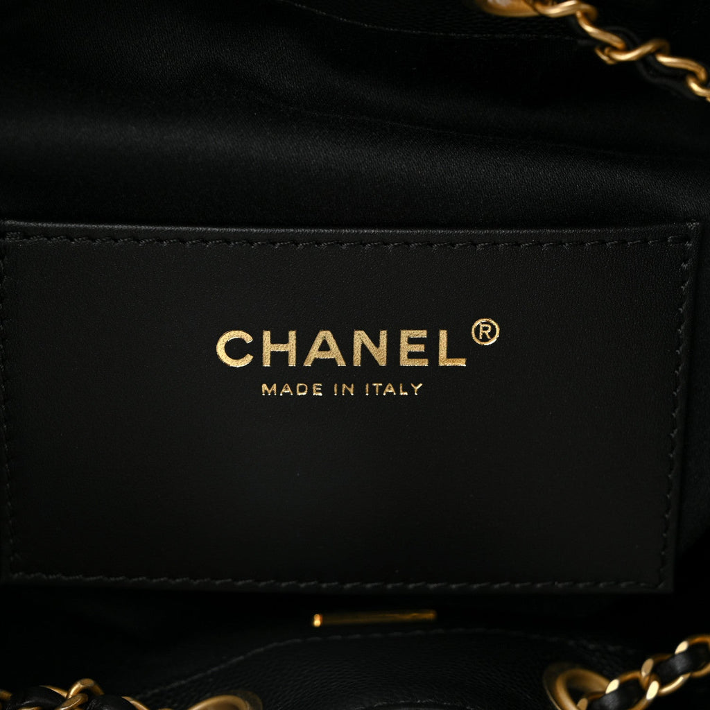 Chanel Caviar Quilted Small Chanel 25 Handbag Black