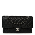 Chanel Caviar Quilted Medium Double Flap Black