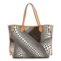 Louis Vuitton Monogram Kusama Waves Neverfull MM White