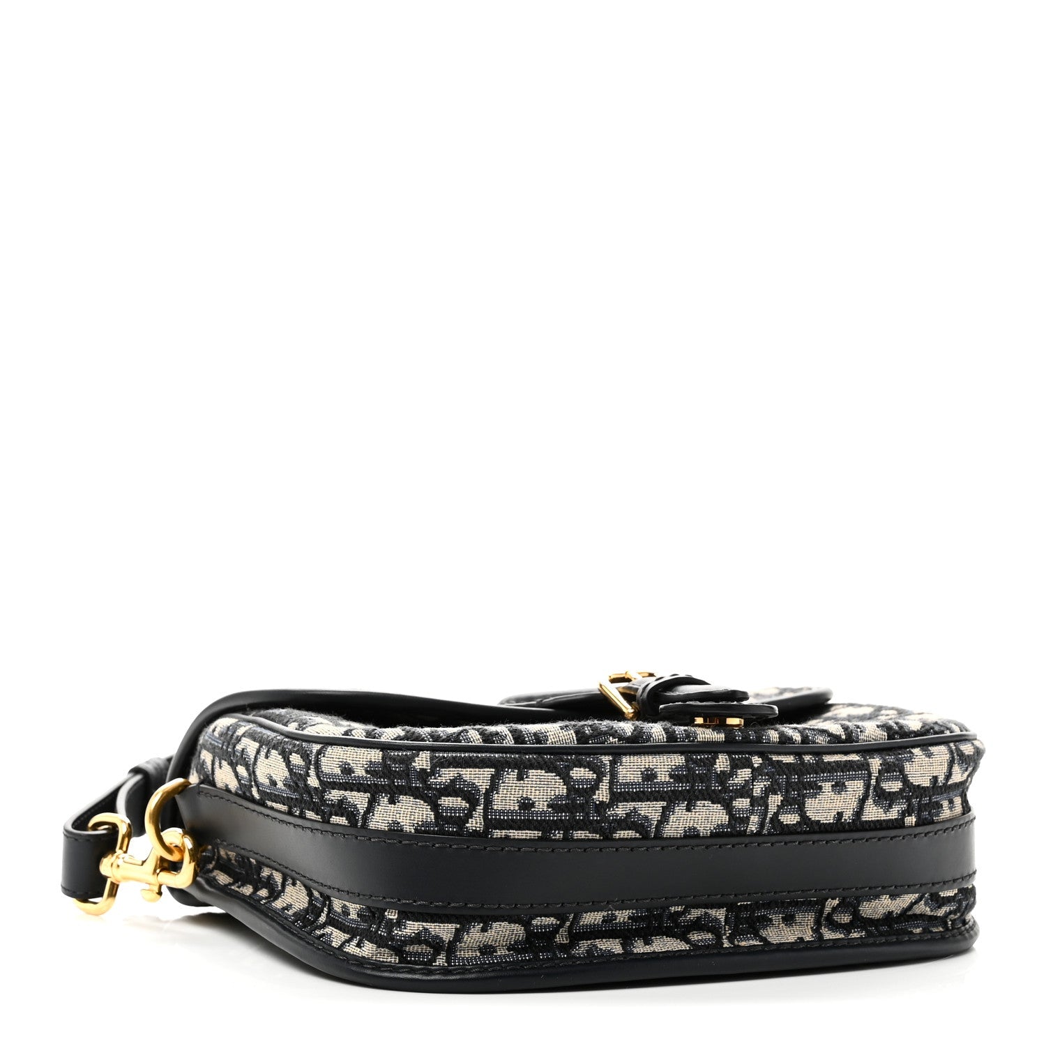 Christian Dior Oblique Medium Bobby Flap Blue