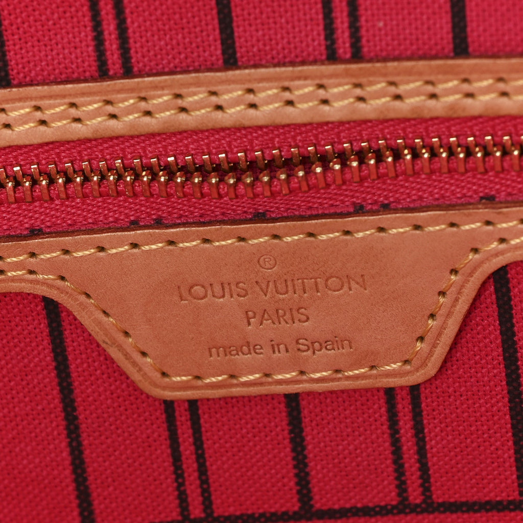 Louis Vuitton Monogram Bay Neverfull MM Rose Ballerine Poppy