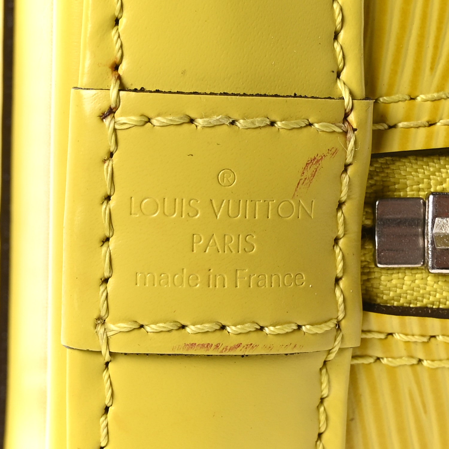 Louis Vuitton Epi Alma BB Pistache
