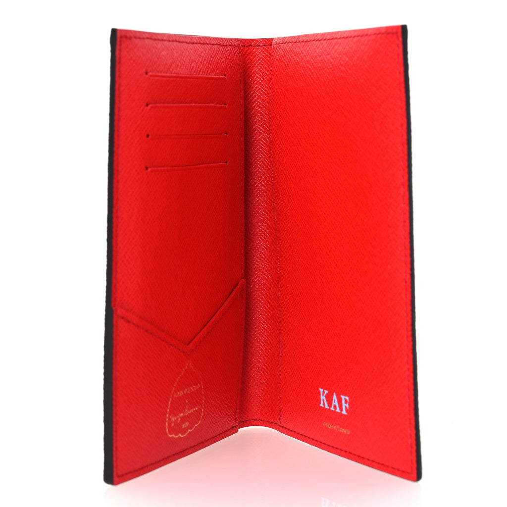 Louis Vuitton LV X YK Monogram Dots Passport Cover Multicolor