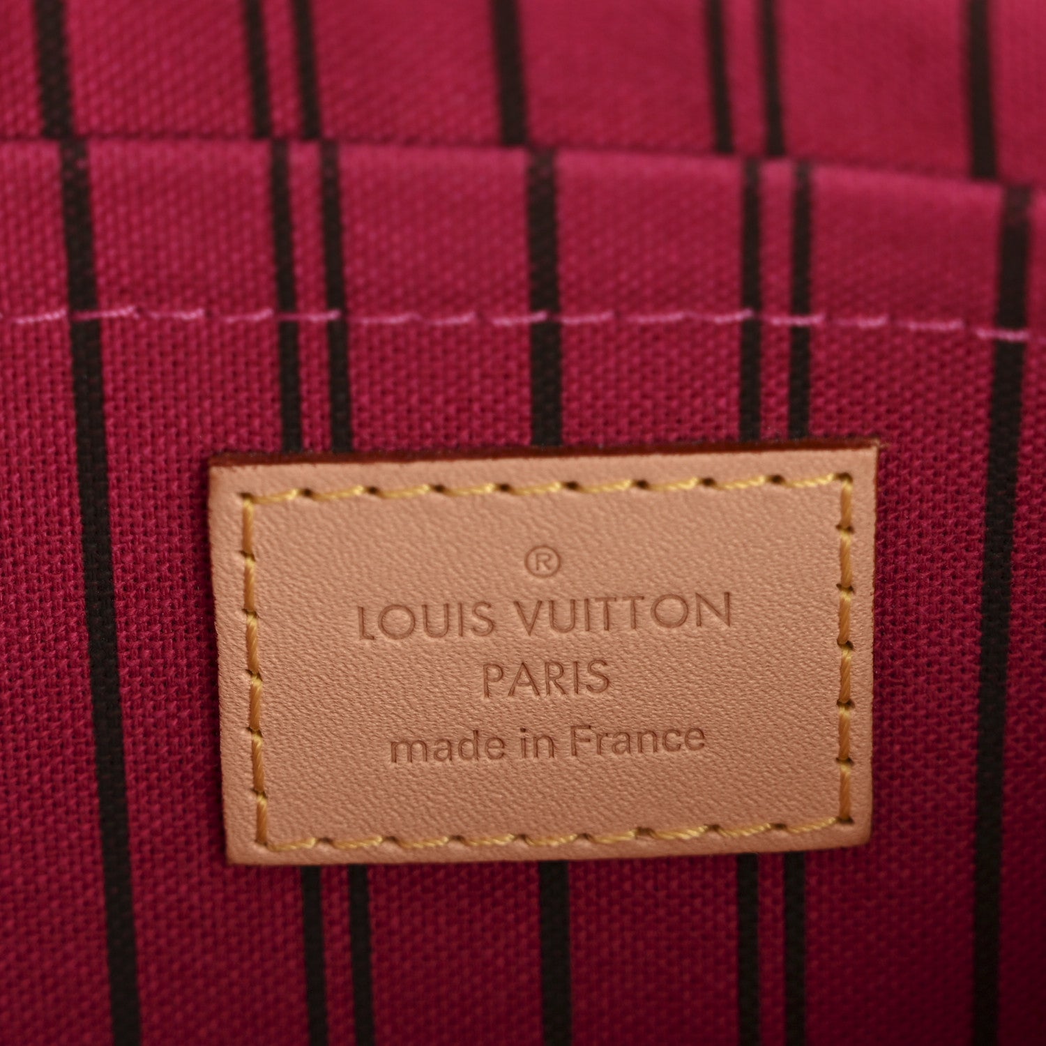 Louis Vuitton Monogram Neverfull MM GM Pochette Pivoine
