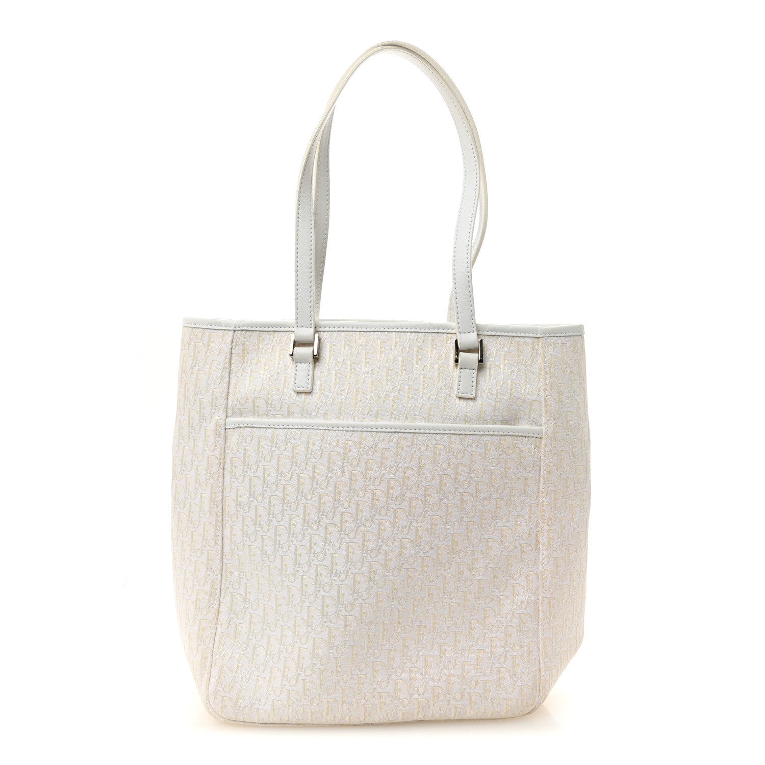 Christian Dior Monogram Tote White