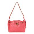 Chanel Caviar Quilted Mini Chanel 25 Handbag Coral