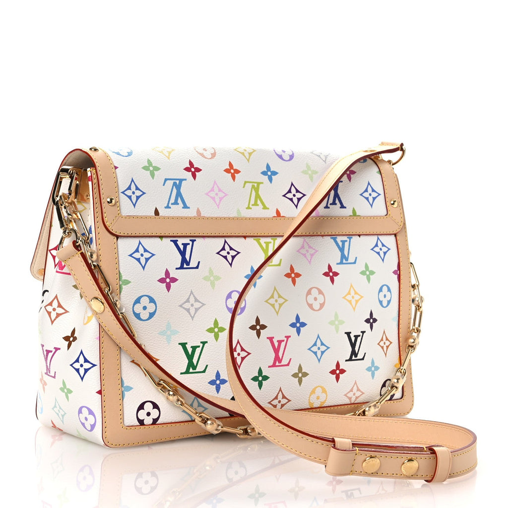 Louis Vuitton LV X TM Monogram Multicolor Dauphine Soft GM White