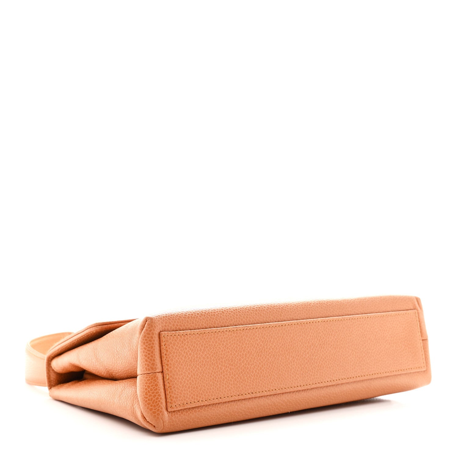 Chanel Caviar Top Handle Kelly Flap Brown