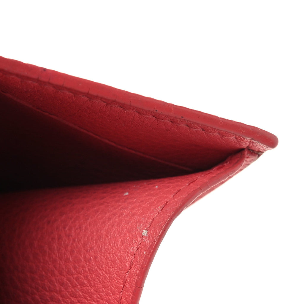Louis Vuitton Calfskin Lockmini Wallet Hot Pink