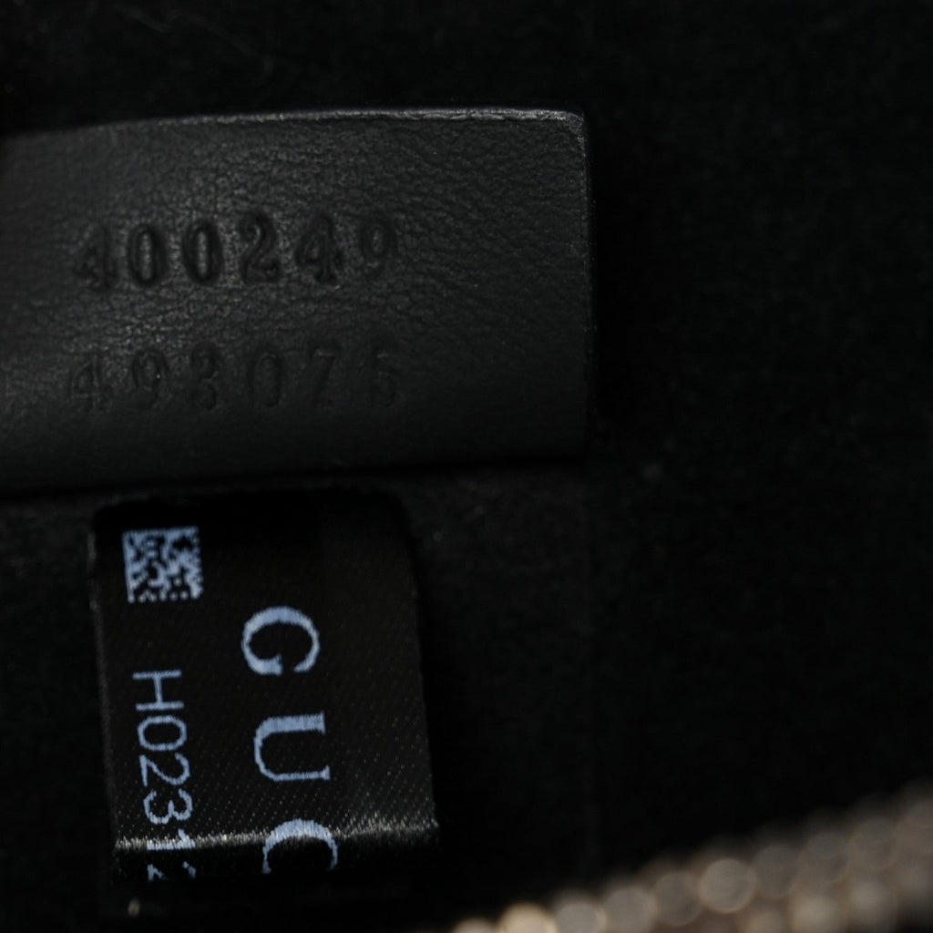 Gucci GG Supreme Monogram Small Dionysus Shoulder Bag Black