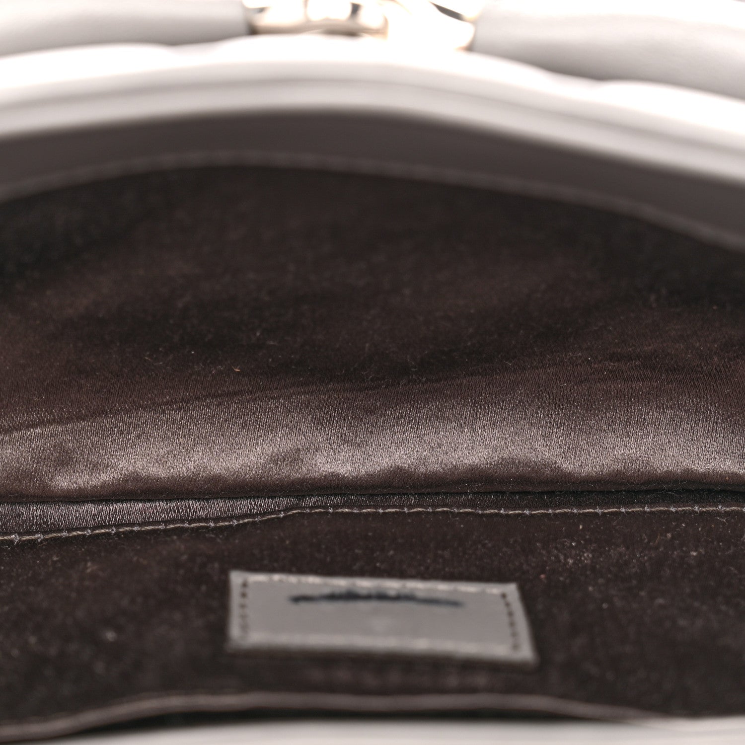 Gucci Nappa Vertical Matelasse Small Maxi Horsebit Chain Shoulder Bag Gray