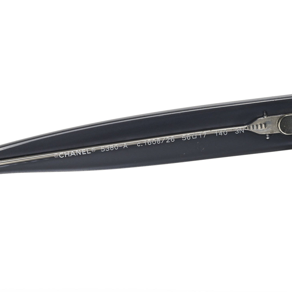 Acetate Square CC Sunglasses 5380 Black