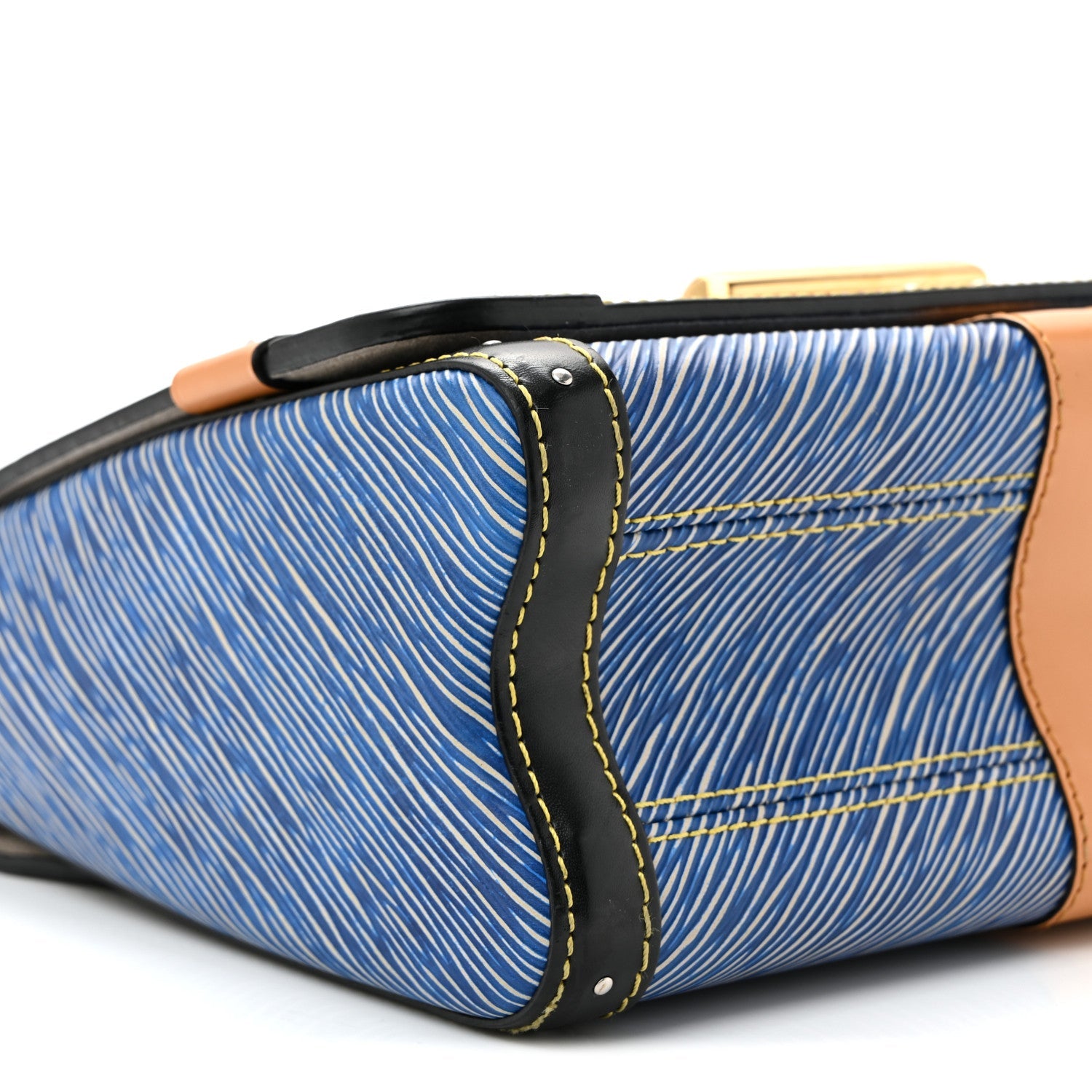 Louis Vuitton Epi Complice Trunks and Bags Twist Shoulder Bag MM Denim Light