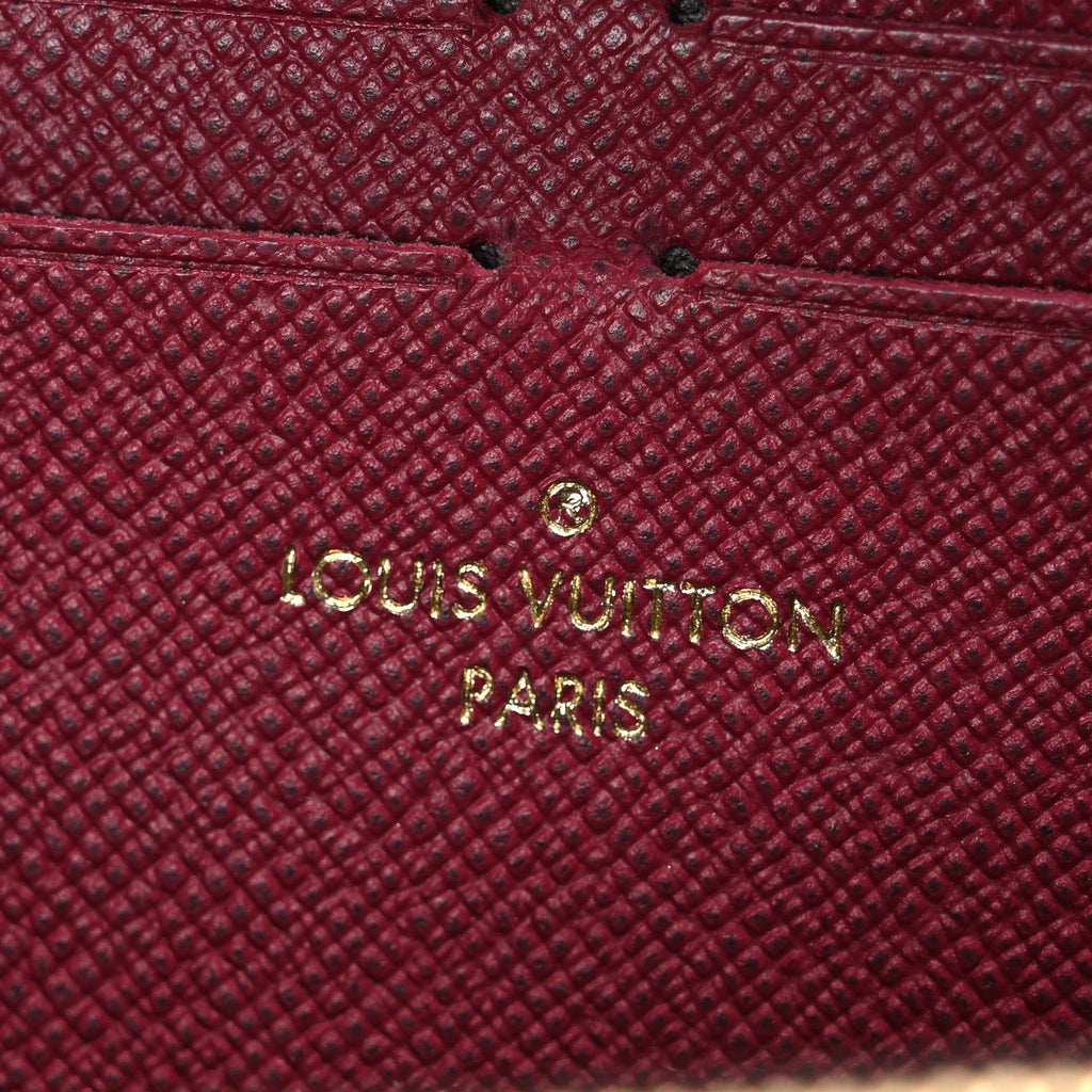 Louis Vuitton Monogram Clemence Wallet Fuchsia