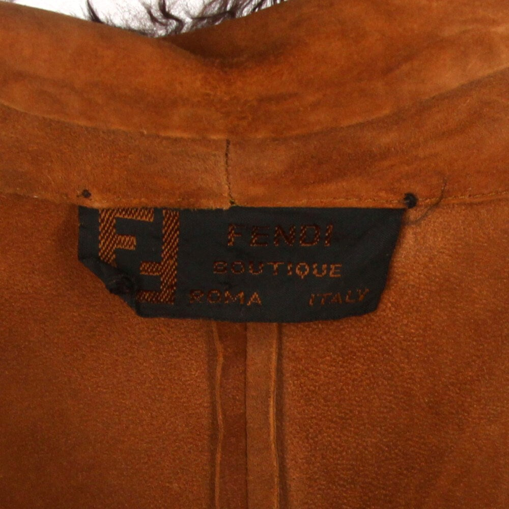 Fendi Suede Double Layer Coat - '70s