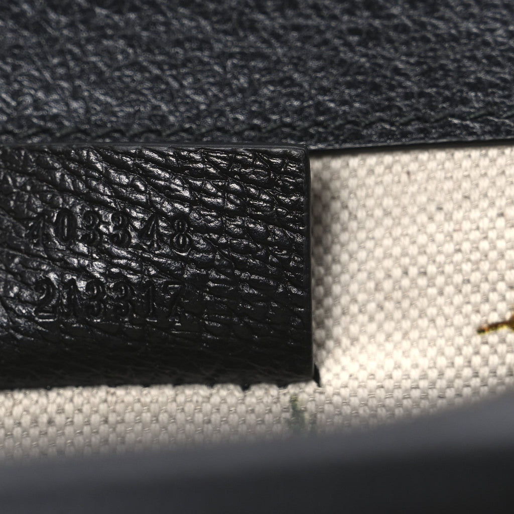 Gucci Calfskin Web Small Dionysus Shoulder Bag Black