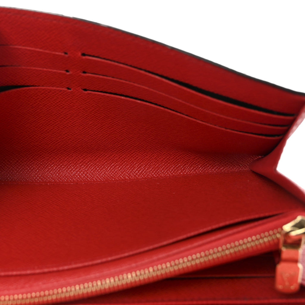 Louis Vuitton Monogram Sarah Wallet NM Coquelicot