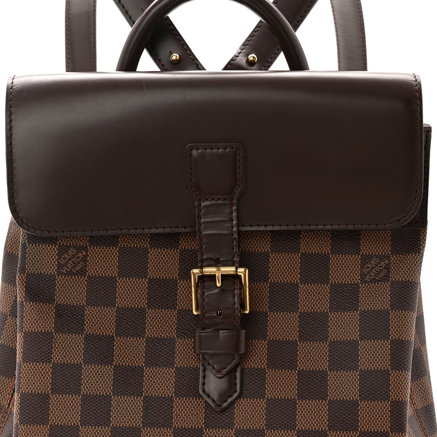 Louis Vuitton Damier Ebene Soho Backpack