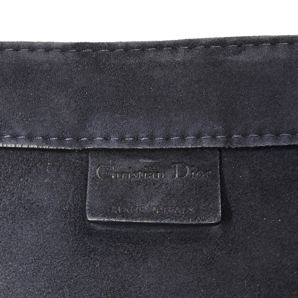 Christian Dior Suede Large L'Air Book Tote Black