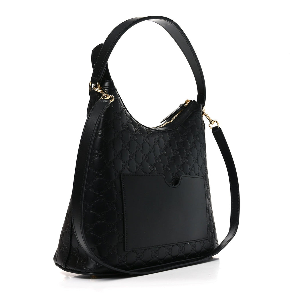 Gucci Guccissima Linea A Hobo Black