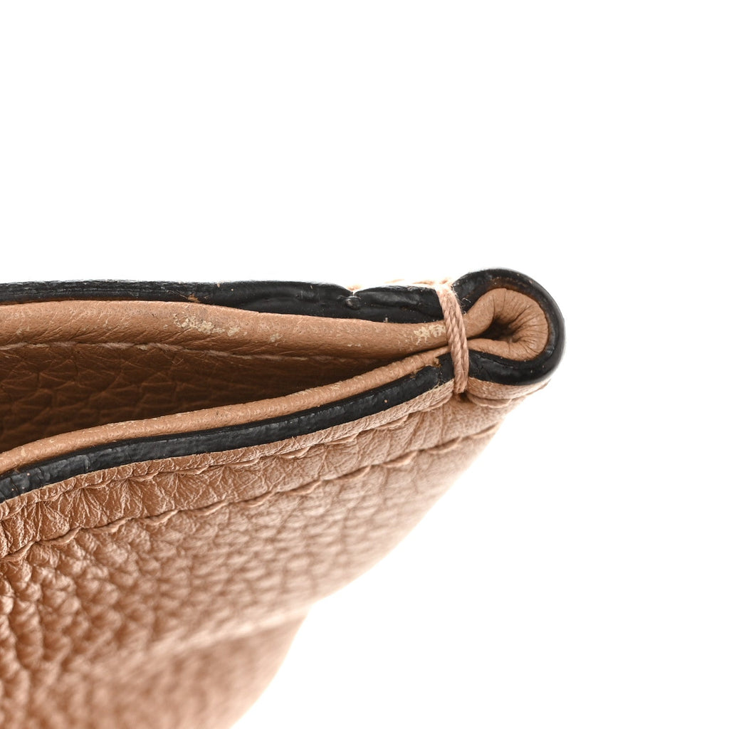 Gucci Pebbled Calfskin Medium Bamboo Shopper Tote Camelia